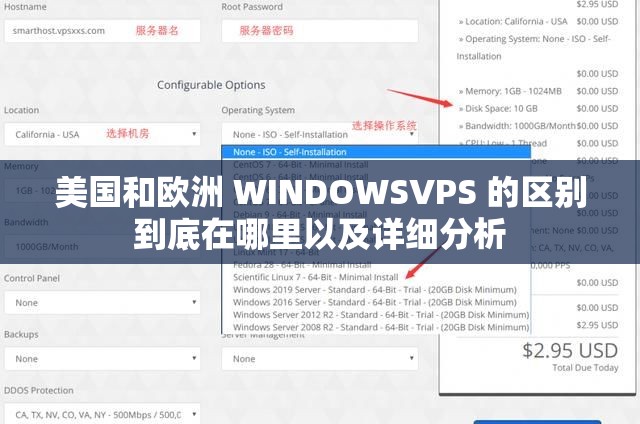 美國和歐洲 WINDOWSVPS 的區(qū)別到底在哪里以及詳細分析