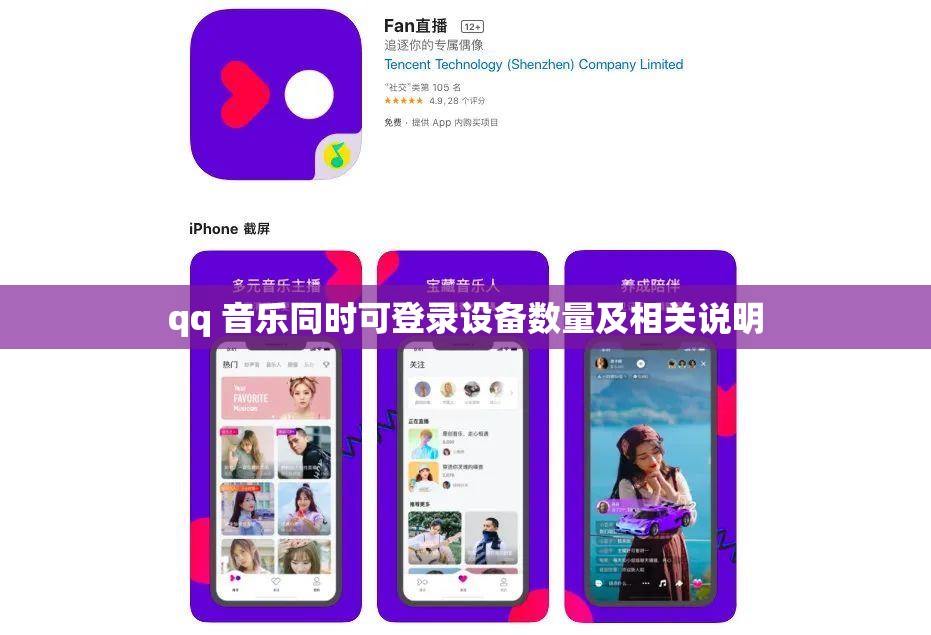 qq 音樂同時(shí)可登錄設(shè)備數(shù)量及相關(guān)說明