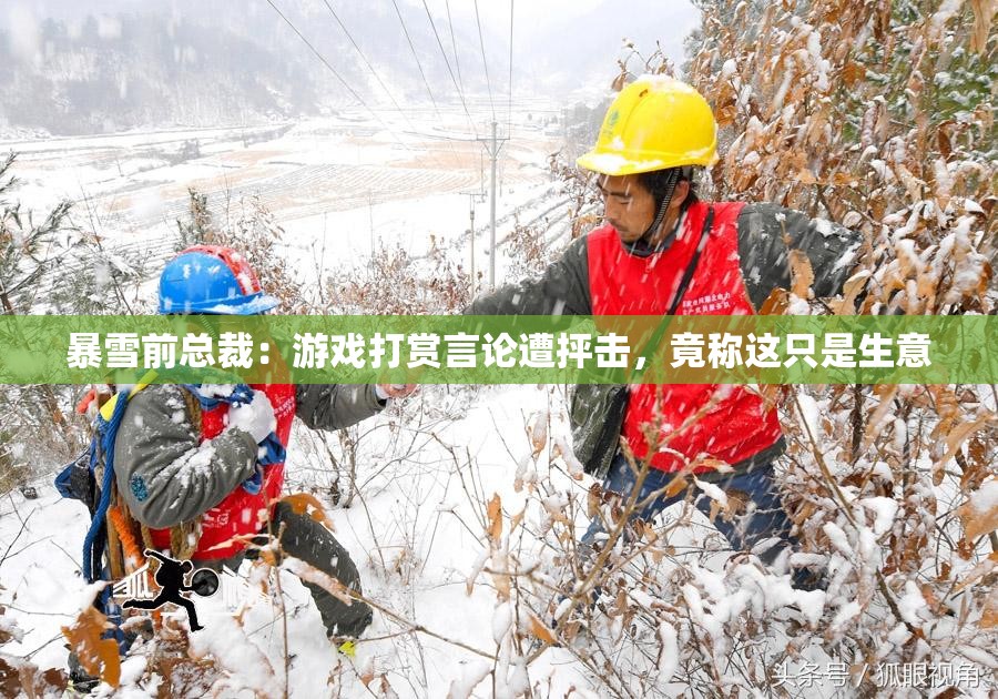 暴雪前總裁：游戲打賞言論遭抨擊，竟稱這只是生意