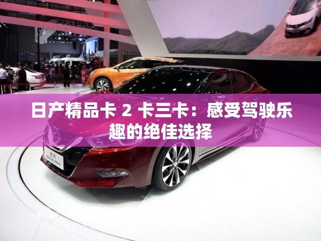 日產(chǎn)精品卡 2 卡三卡：感受駕駛樂趣的絕佳選擇