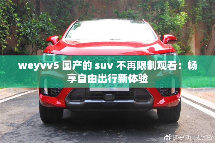 weyvv5 國產的 suv 不再限制觀看：暢享自由出行新體驗