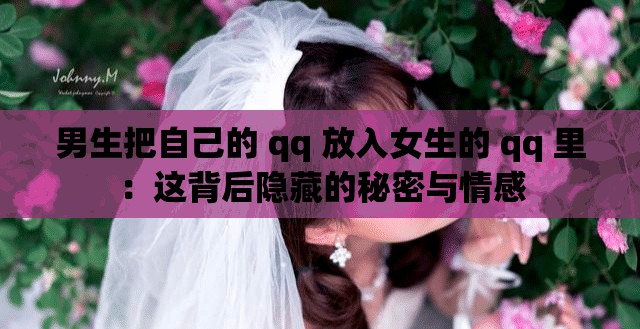 男生把自己的 qq 放入女生的 qq 里：這背后隱藏的秘密與情感