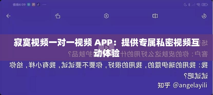 寂寞視頻一對一視頻 APP：提供專屬私密視頻互動體驗