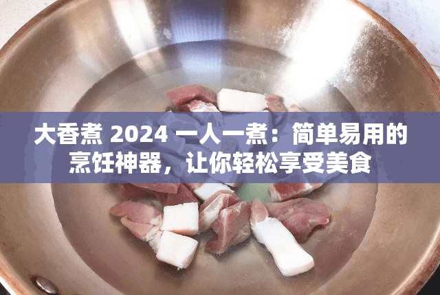 大香煮 2024 一人一煮：簡單易用的烹飪神器，讓你輕松享受美食