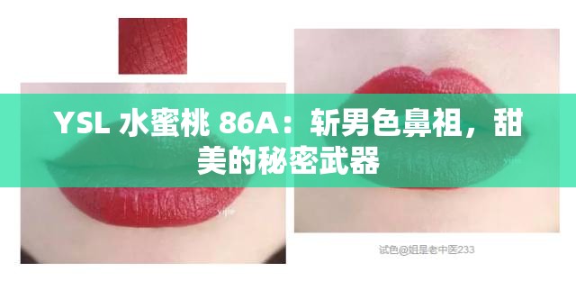 YSL 水蜜桃 86A：斬男色鼻祖，甜美的秘密武器