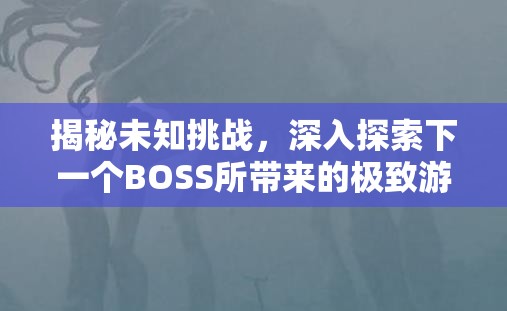 揭秘未知挑戰(zhàn)，深入探索下一個(gè)BOSS所帶來(lái)的極致游戲樂(lè)趣與驚喜