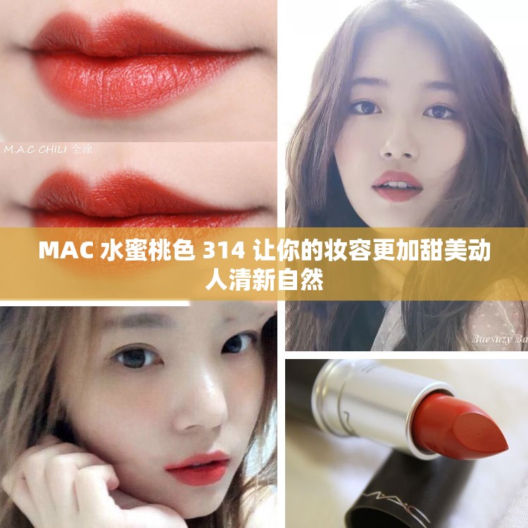 MAC 水蜜桃色 314 讓你的妝容更加甜美動(dòng)人清新自然