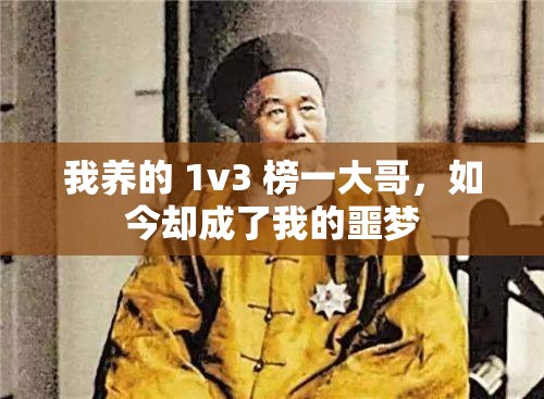 我養(yǎng)的 1v3 榜一大哥，如今卻成了我的噩夢