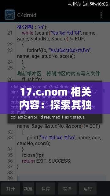 17.c.nom 相關(guān)內(nèi)容：探索其獨特魅力與意義