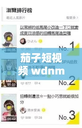 茄子短視頻 wdnmdbilibili 是當(dāng)下深受歡迎的視頻平臺(tái)