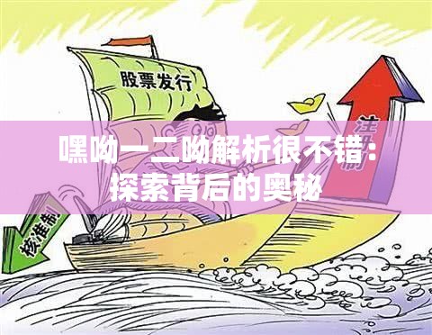 嘿呦一二呦解析很不錯(cuò)：探索背后的奧秘