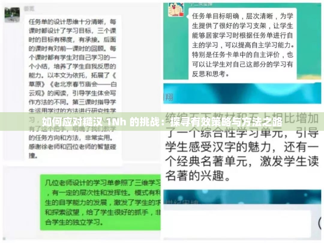 如何應(yīng)對糙漢 1Nh 的挑戰(zhàn)：探尋有效策略與方法之路