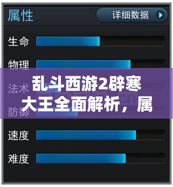 亂斗西游2辟寒大王全面解析，屬性、技能與實(shí)戰(zhàn)攻略指南