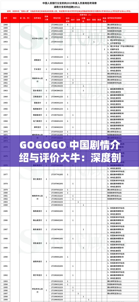 GOGOGO 中國(guó)劇情介紹與評(píng)價(jià)大牛：深度剖析精彩劇情