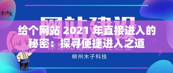 給個(gè)網(wǎng)站 2021 年直接進(jìn)入的秘密：探尋便捷進(jìn)入之道