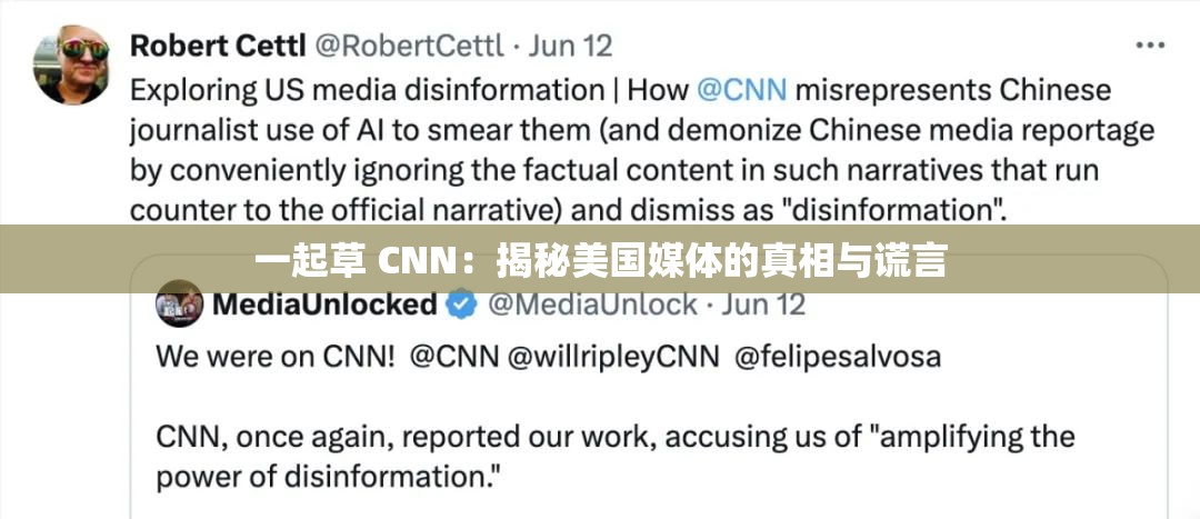 一起草 CNN：揭秘美國媒體的真相與謊言